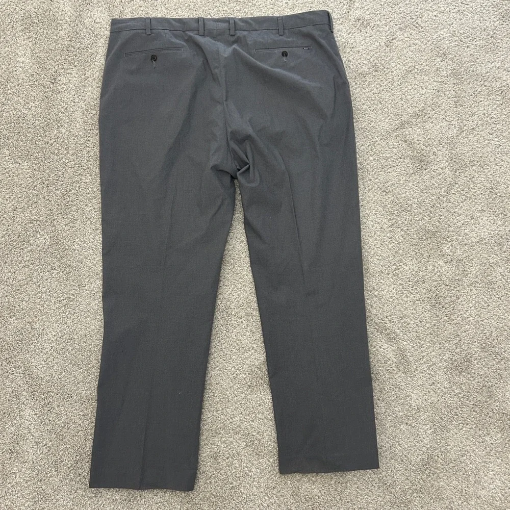 Polo Ralph Lauren Dress Pants 42X30‎ Gray Stretch Classic Fit Trousers Cotton